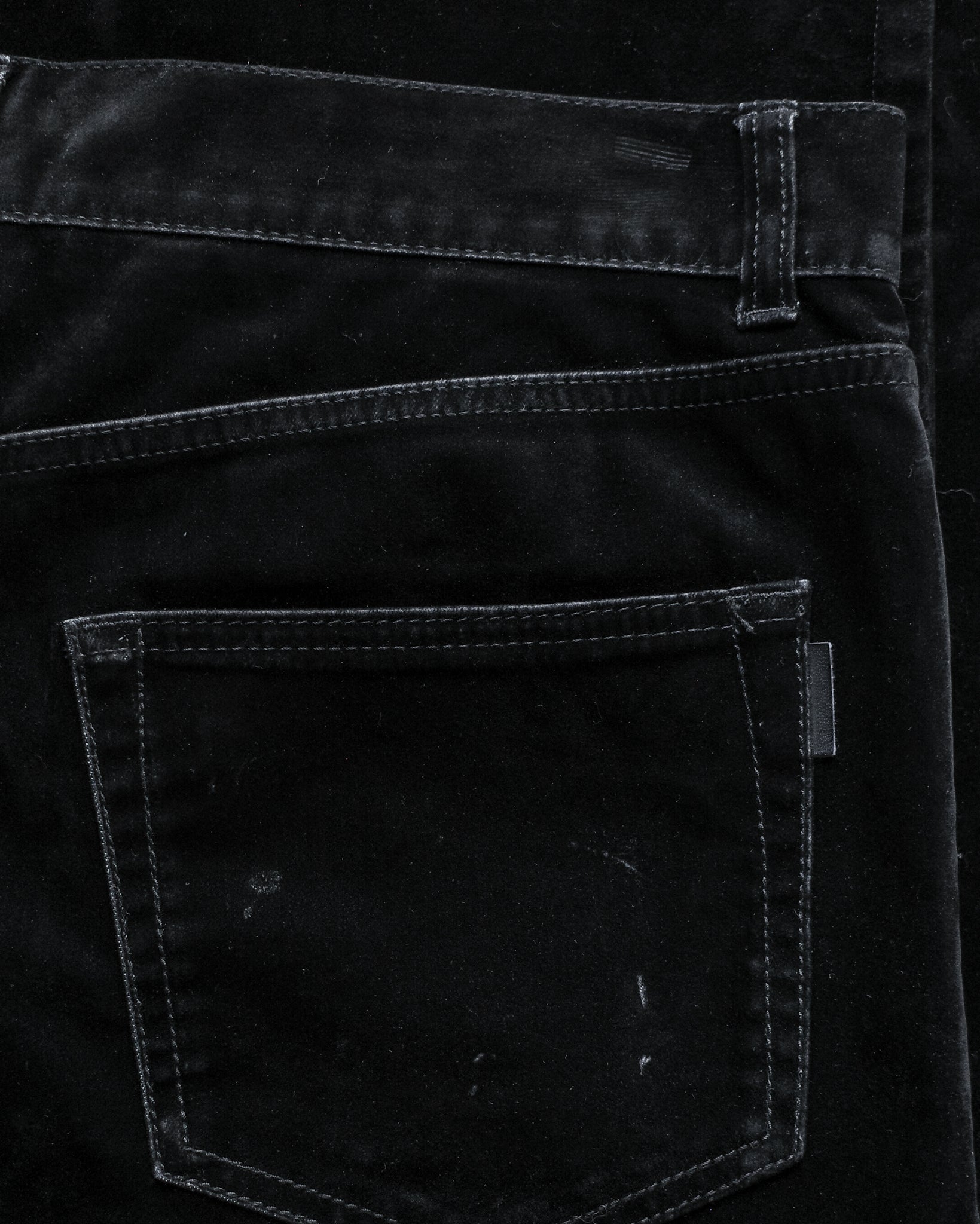 Saint Laurent Paris 2018 D17 Velvet Denim