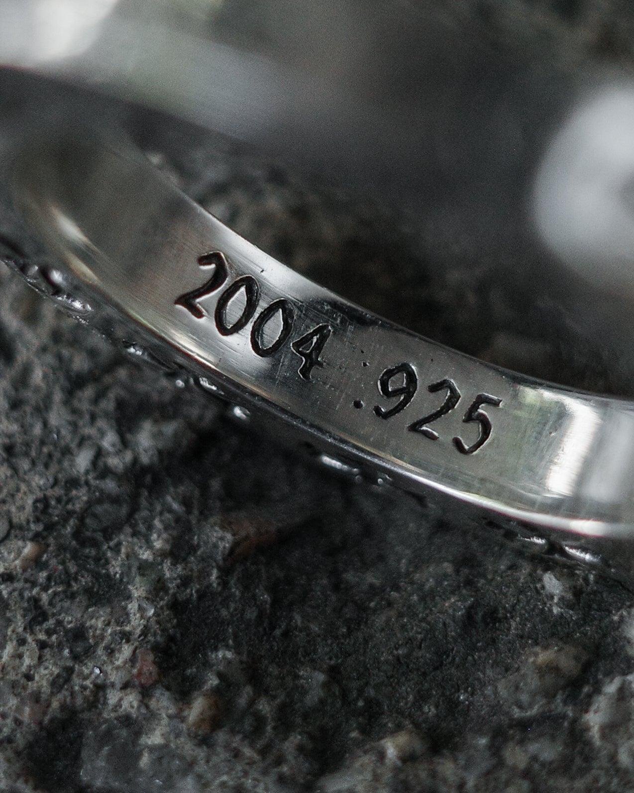 Chrome CHROME HEARTS Spacer 3mm Fuck You Ring Hearts \