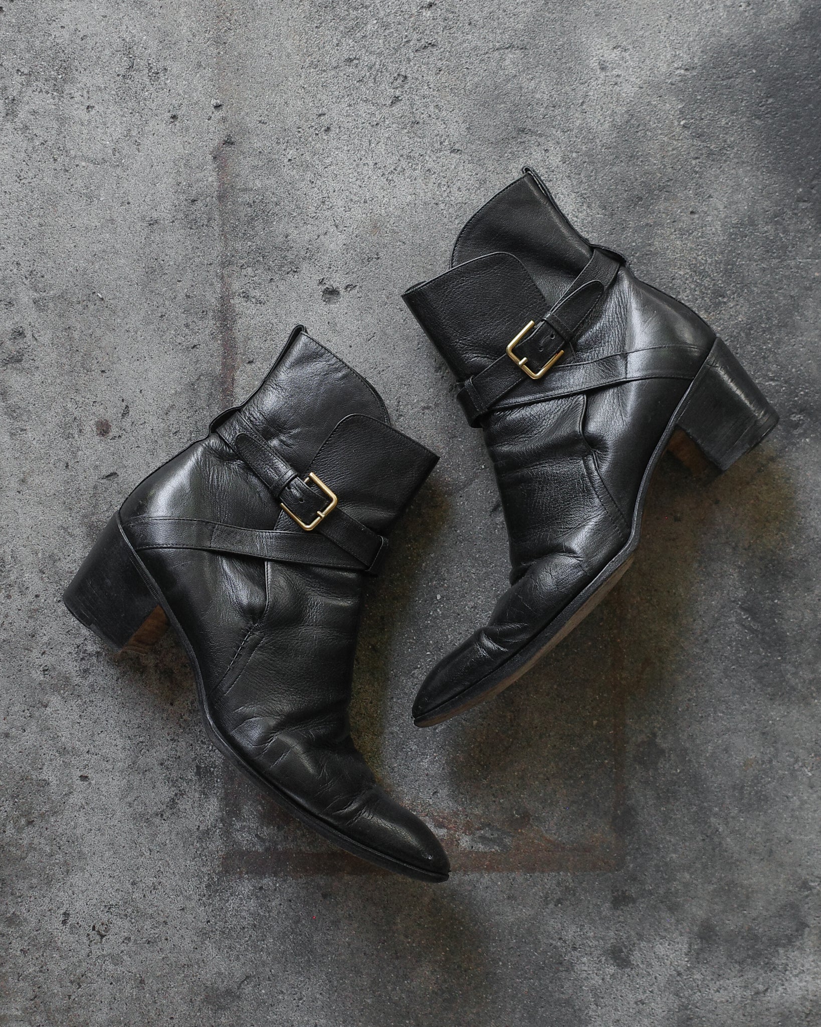 Yves Saint Laurent Johnny Jodhpur 65mm Boots – BLINDATE INC