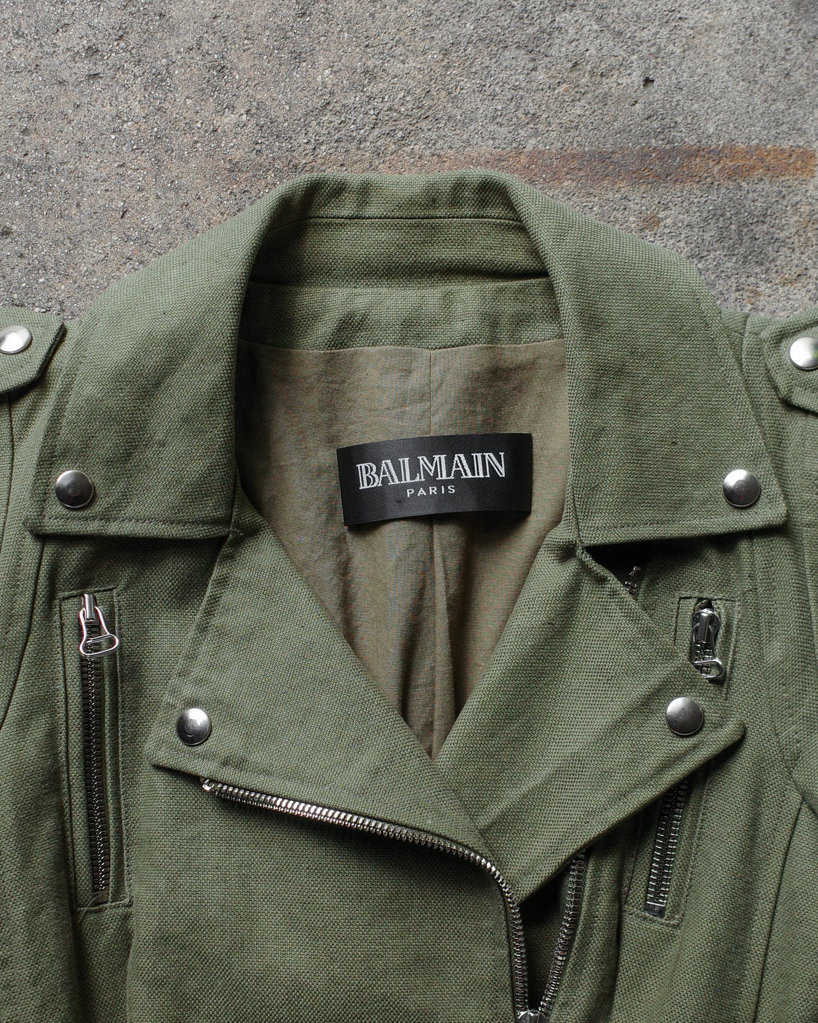 Balmain SS10 Star Studded Military Jacket – BLINDATE INC