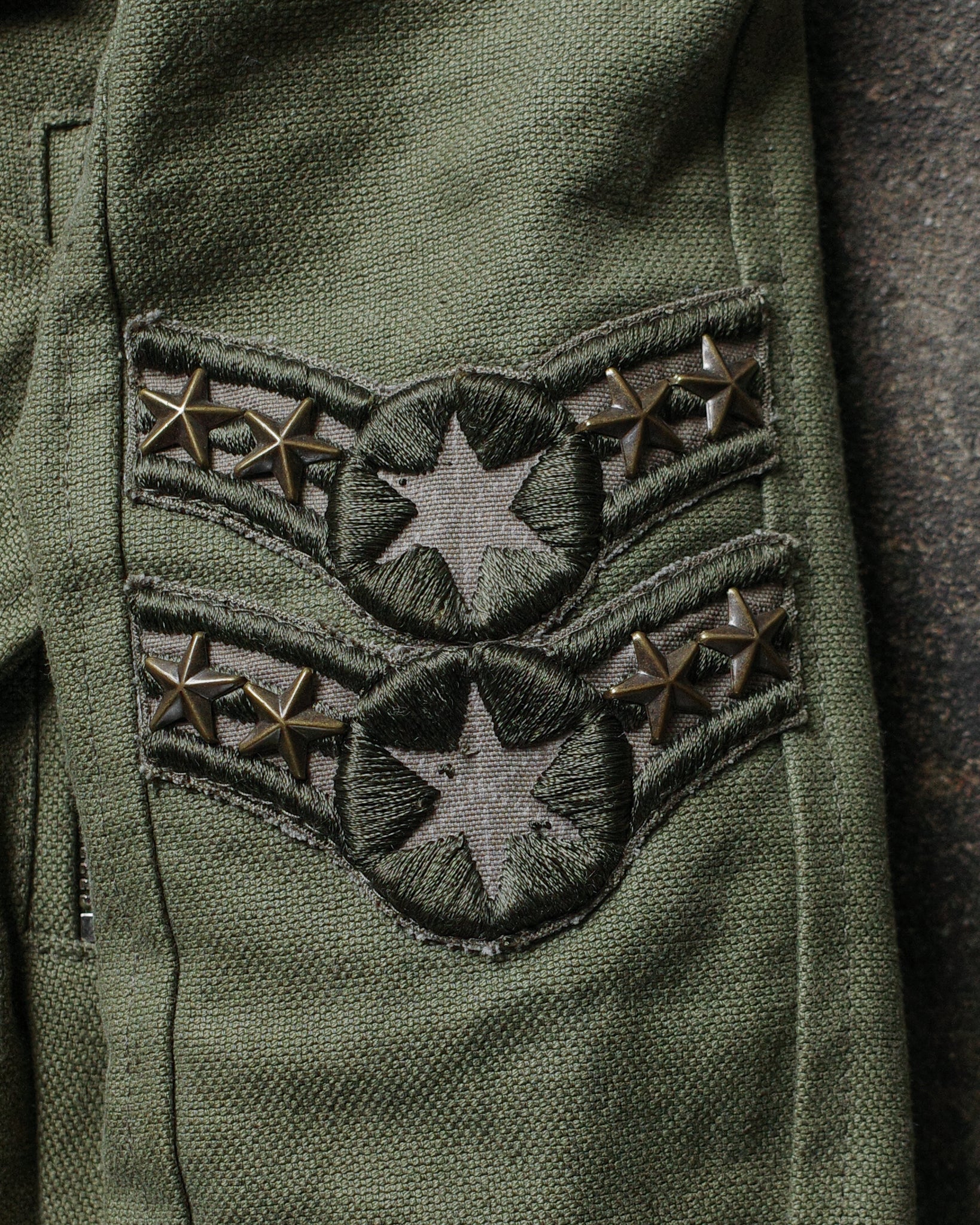 Balmain SS10 Star Studded Military Jacket – BLINDATE INC